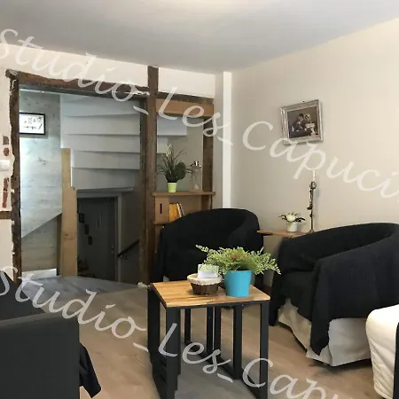 Les Capucins - Studio Cosy - Cour Privative - Wifi Hotel
